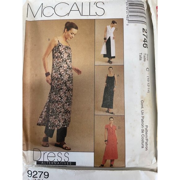 Simplicity & McCalls Sewing Patterns Bundle Vest Dress Pants Sizes XS-L - Picture 2 of 7